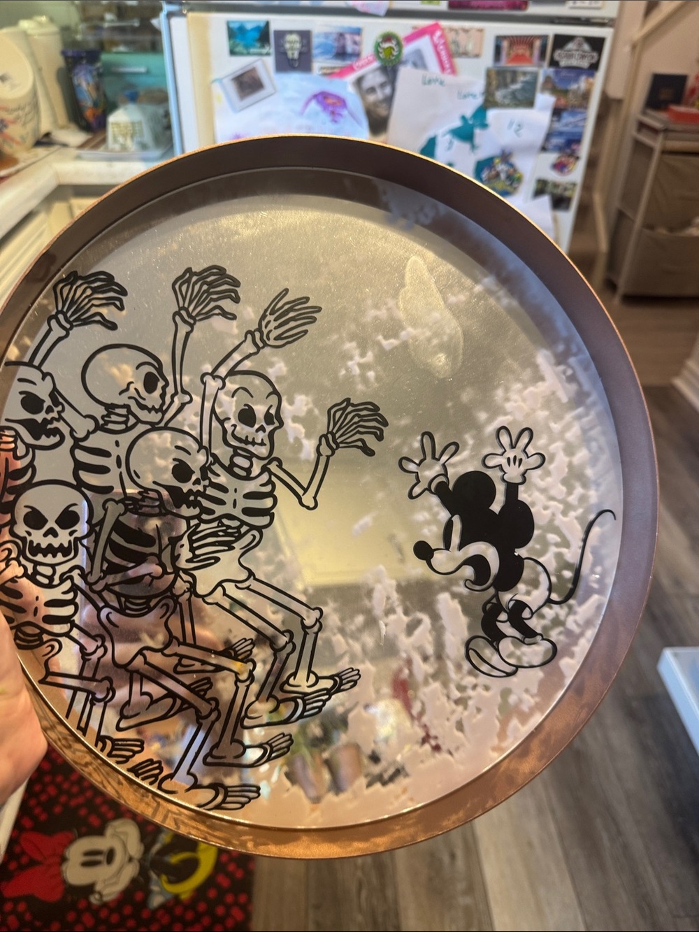 Disney silly symphony skeleton dance Halloween tray NWOT